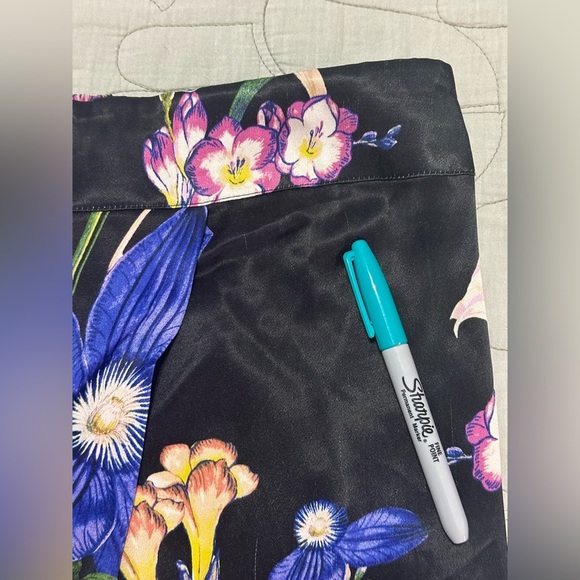 NWT Corey Lynn Calter x Anthropologie Strapless Maxi Dress S Floral Pockets FLAW - Picture 12 of 14